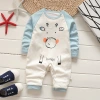 Combed cotton baby one-piece suit, pure cotton baby dress for newborns, baby clothes, long-sleeved crawling clothes for babies, one piece on delivery details Picture